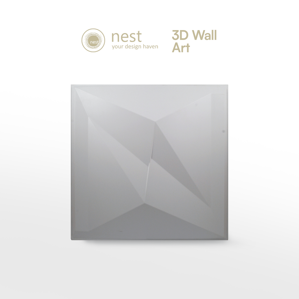 NEST DESIGN LAB 3D Wall-Art Pyramid 4pcs 500x500x1.5mm