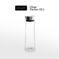 CRYSALIS Borosilicate Glass Pitcher w/ Stainless Steel Lid 1L/1.5L