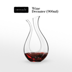 CRYSALIS Royalty Crystal Clear Glass Decanter