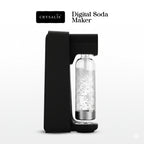 CRYSALIS Soda Maker Streaming Machine Set Carbonating Bottle - 1L | 33.8oz.