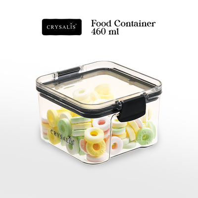CRYSALIS Premium Food Container Square |  PP Plastic with Silicone Gasket