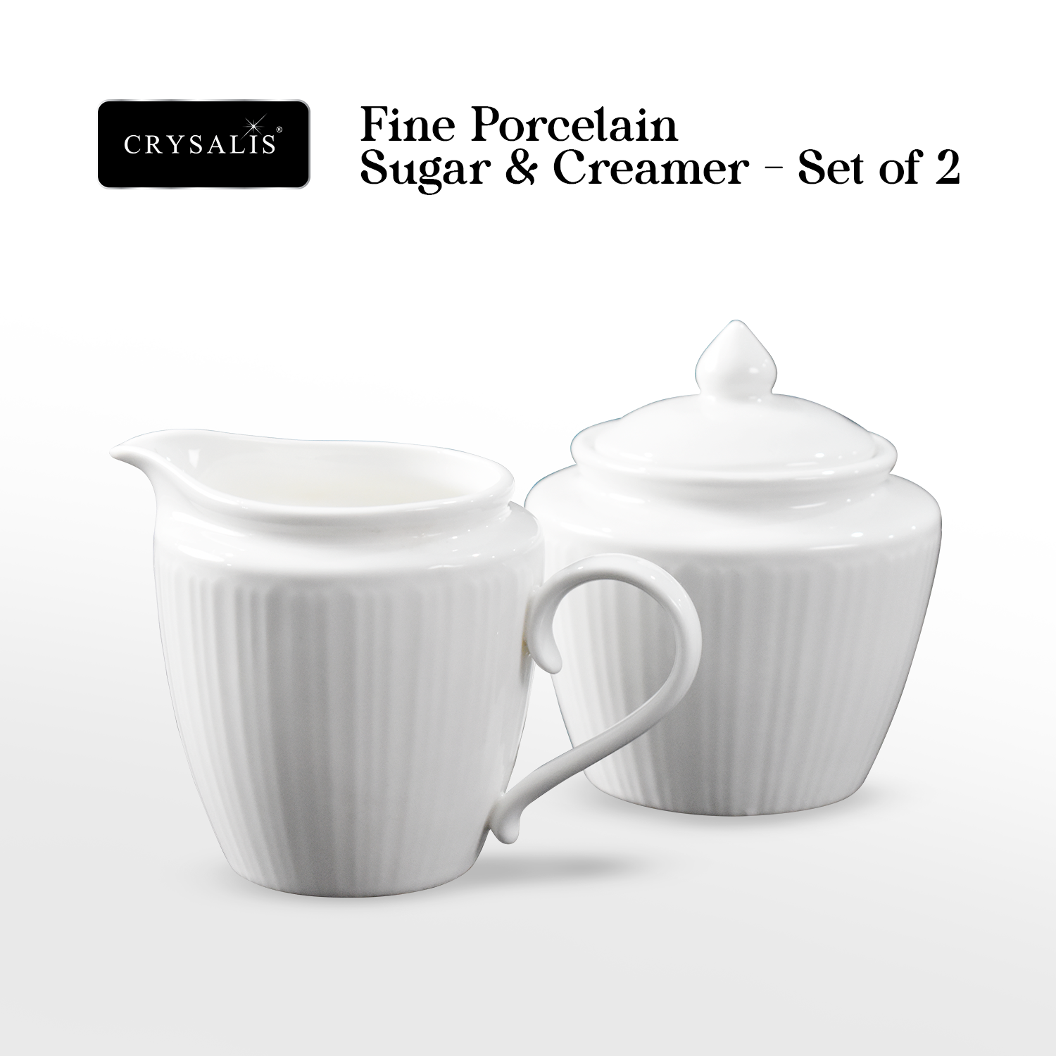 CRYSALIS Dinnerware sets Dinner Bowl | Mug | Salad Plate | Dinner Bowl | Creamer Cup & Sugar Basin | Oval Plate | Teapot | Dinner Plate - Microwavable Oven Safe