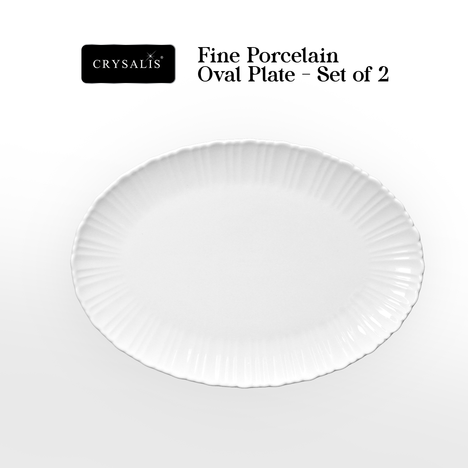 CRYSALIS Dinnerware sets Dinner Bowl | Mug | Salad Plate | Dinner Bowl | Creamer Cup & Sugar Basin | Oval Plate | Teapot | Dinner Plate - Microwavable Oven Safe