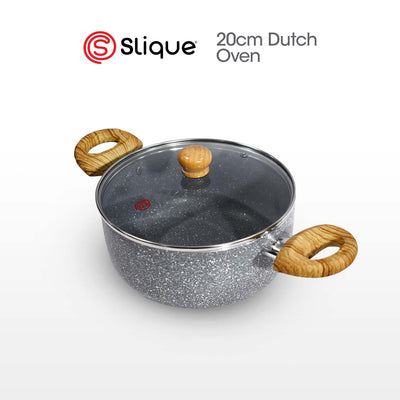 SLIQUE Premium Marble Dutch Oven 20cm