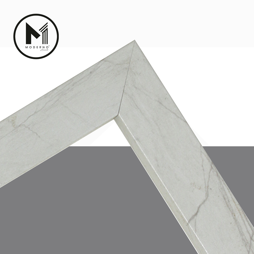 MODERNO Premium Picture Frame White Marble Finish Modern Italian Design Amazing Gift Idea For Any Occasion!