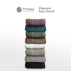 Primeo 100% Cotton Face Towel - Popcorn Weave Collection Towels