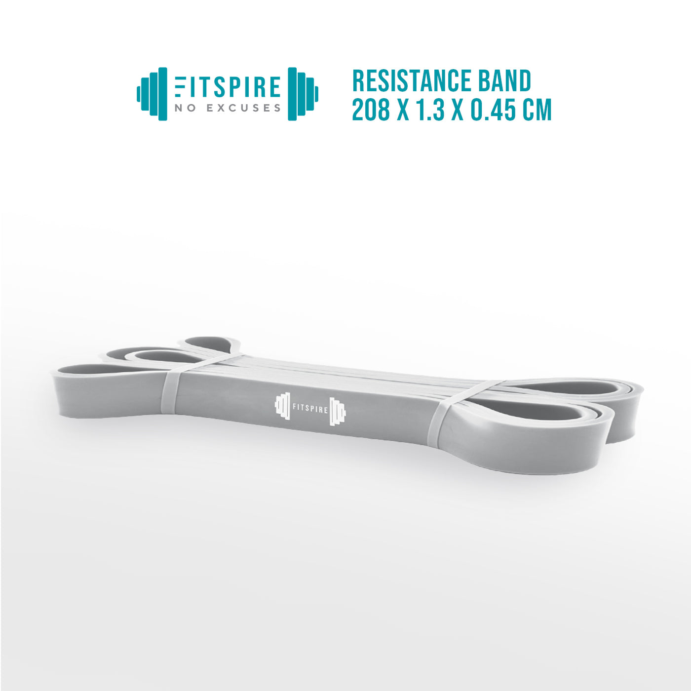 FITSPIRE Premium Latex Resistance Band 208x45x1.3cm