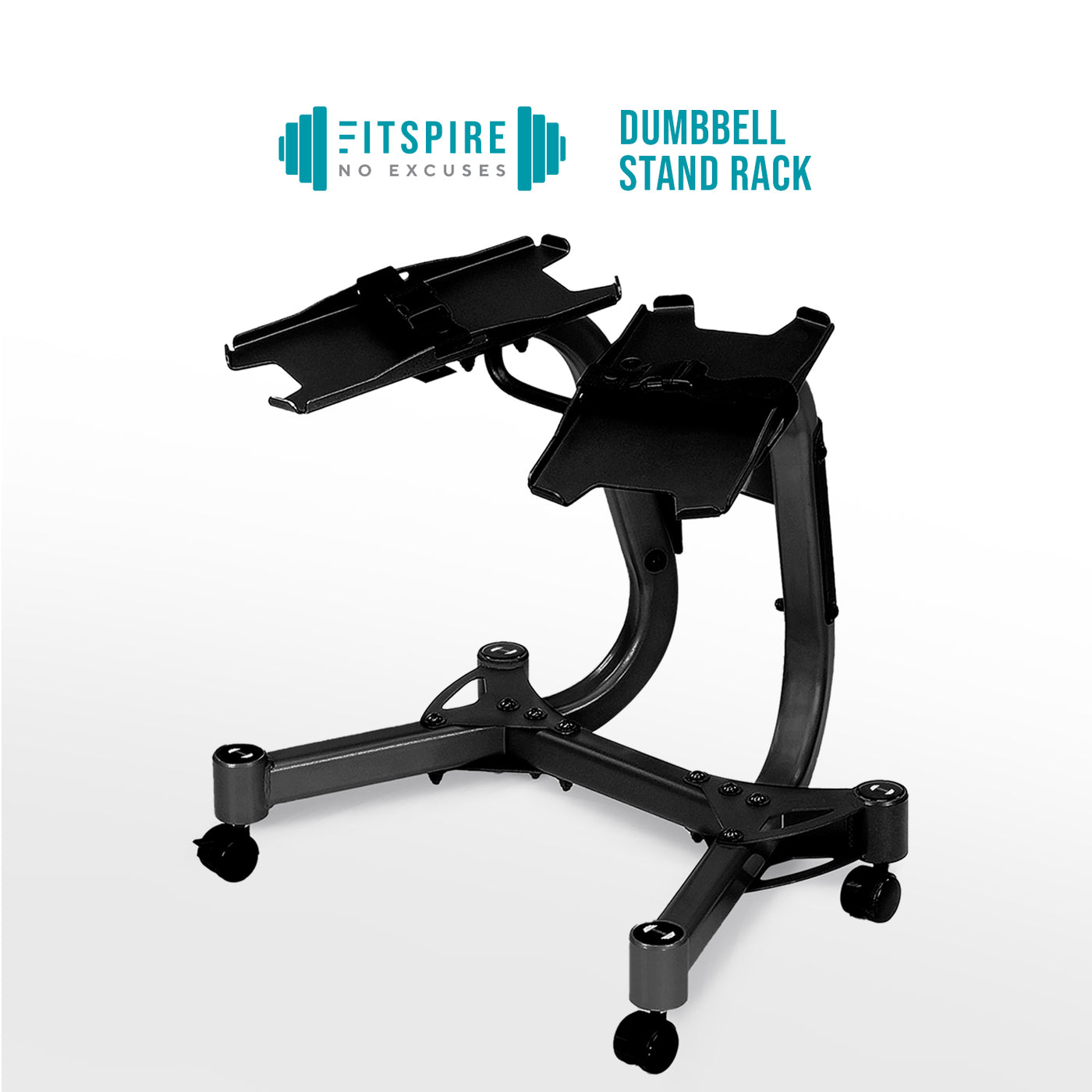 FITSPIRE Iron Dumbbell Stand Rack