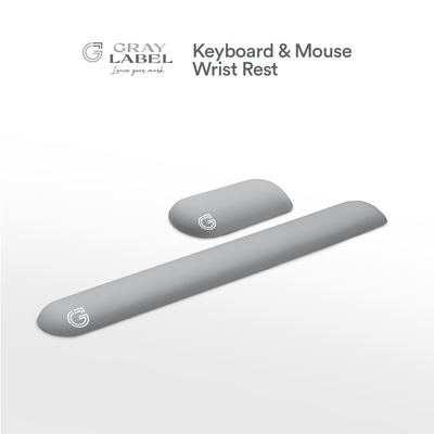 GRAY LABEL Keyboard & Mouse Wrist Memory Foam