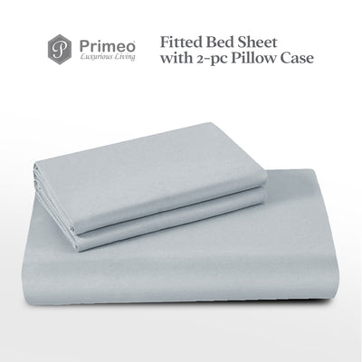 PRIMEO Premium Full Bedsheet with 2 Pillow Case Set