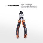 VANQUISH Premium | Heavy Duty | Professional High-Leverage Diamond Cut Pliers