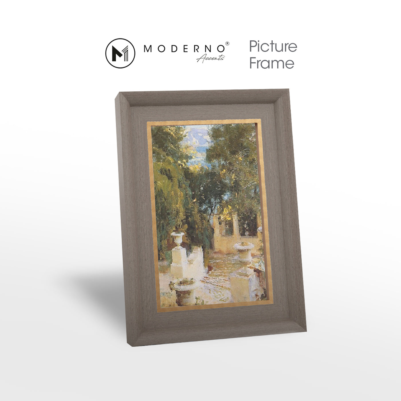 MODERNO Single Picture Frame - 2 Tone with Gold Side Photo Frame