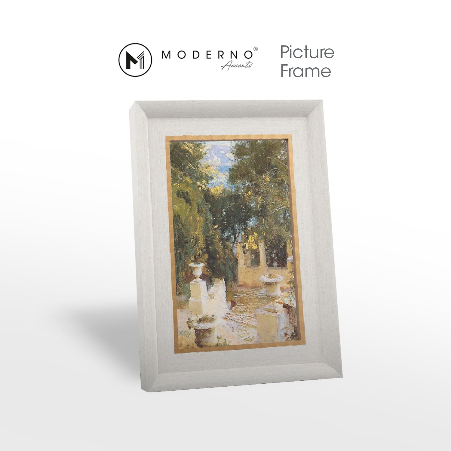 MODERNO Single Picture Frame - 2 Tone with Gold Side Photo Frame