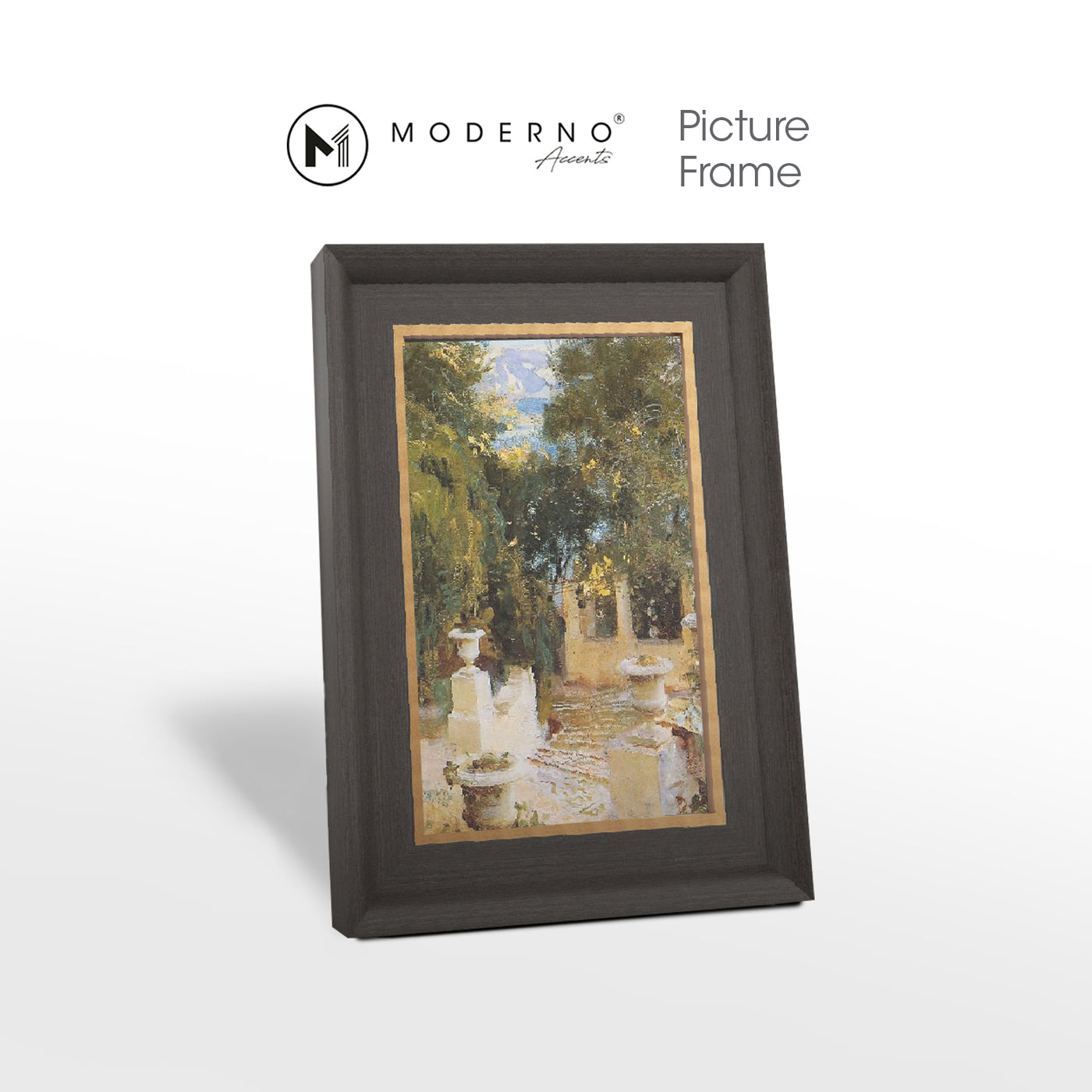 MODERNO Single Picture Frame - 2 Tone with Gold Side Photo Frame