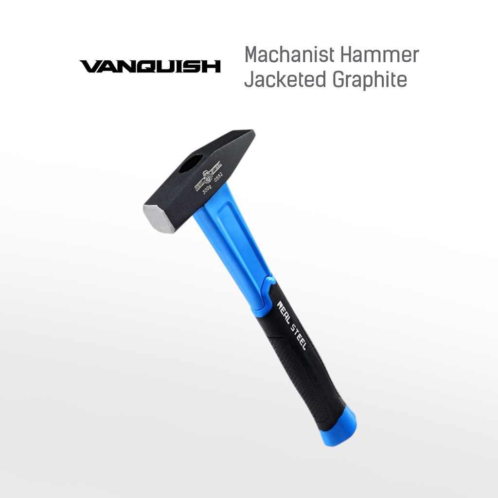 REALSTEEL Machinist Hammer, Jacketed Graphite