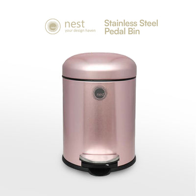 NEST DESIGN LAB Premium Stainless Steel Pedal Bin 12L