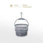 NEST DESIGN LAB Premium Clothes Pin with Basket Set of 50