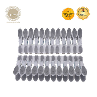 NEST DESIGN LAB Premium | Heavy duty | Durable Clothes Pin Set of 24
