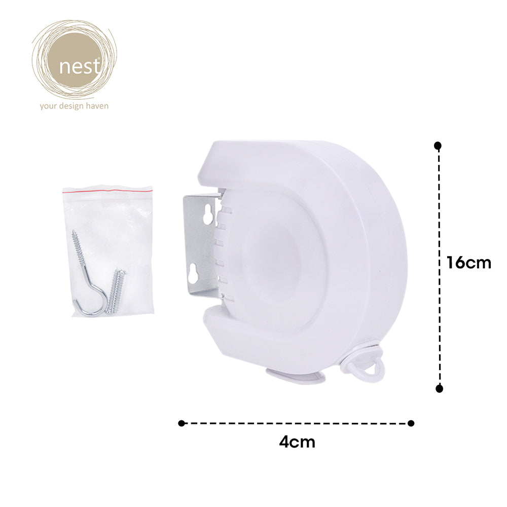 NEST DESIGN LAB Clothes Line Retractable 13 meters Premium | Heavy duty | Durable   Amazing Gift Idea For Any Occasion!