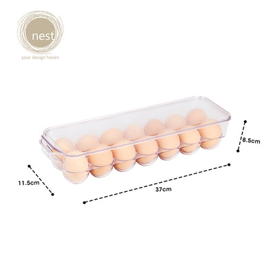NEST DESIGN LAB Premium Egg Tray Refrigerator Organizer