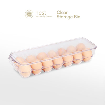NEST DESIGN LAB Premium Egg Tray Refrigerator Organizer