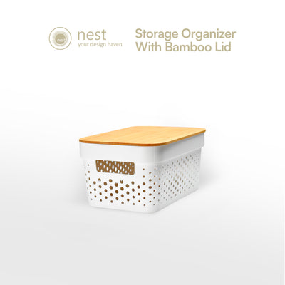 NEST DESIGN LAB Premium Storage Container w/ Bamboo Lid