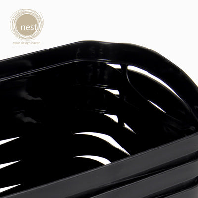 NEST DESIGN LAB Premium | Heavy duty | Durable Storage Basket 12L Set of 3