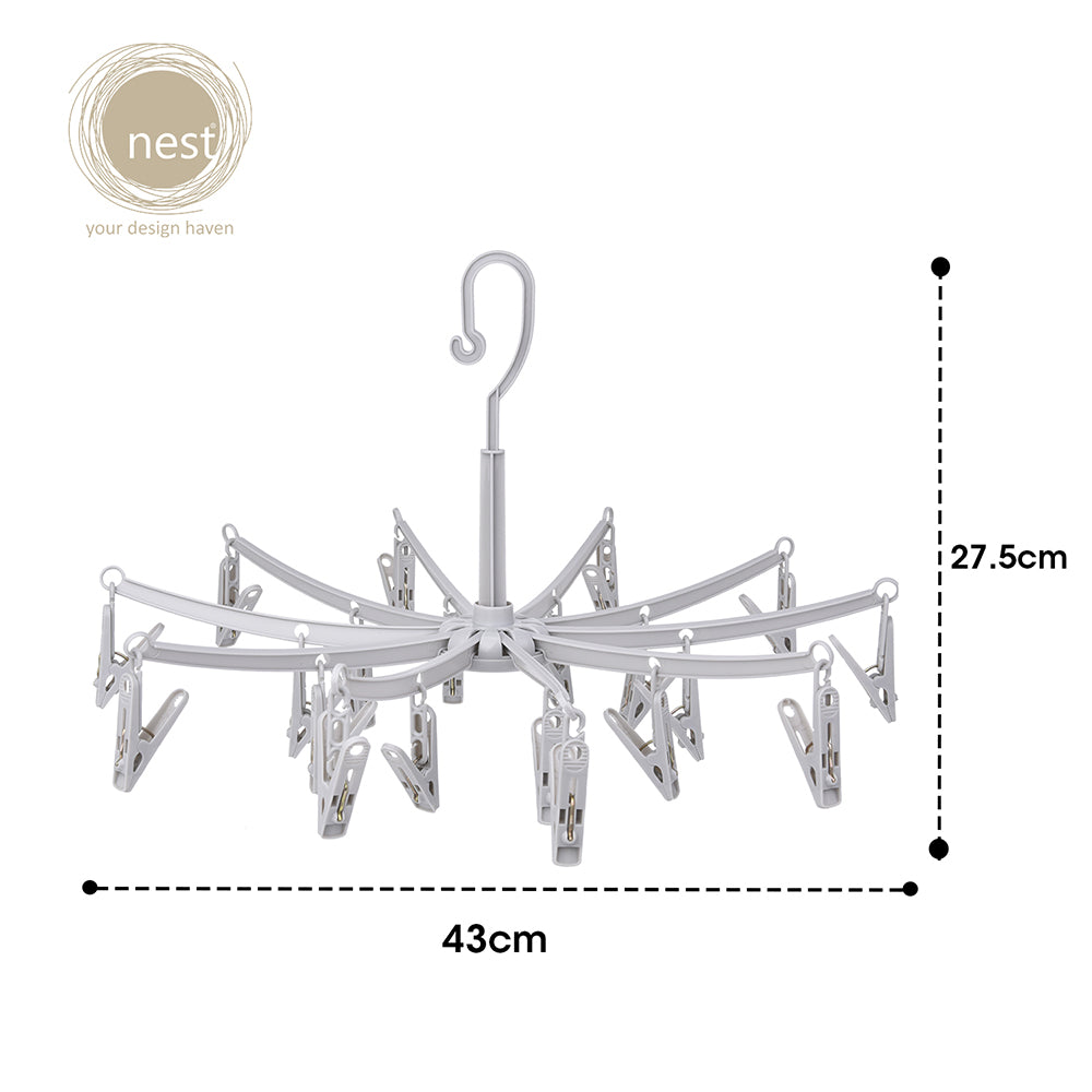 Nest Design Lab Premium Heavy duty Durable Clothes Line Retractable 13m