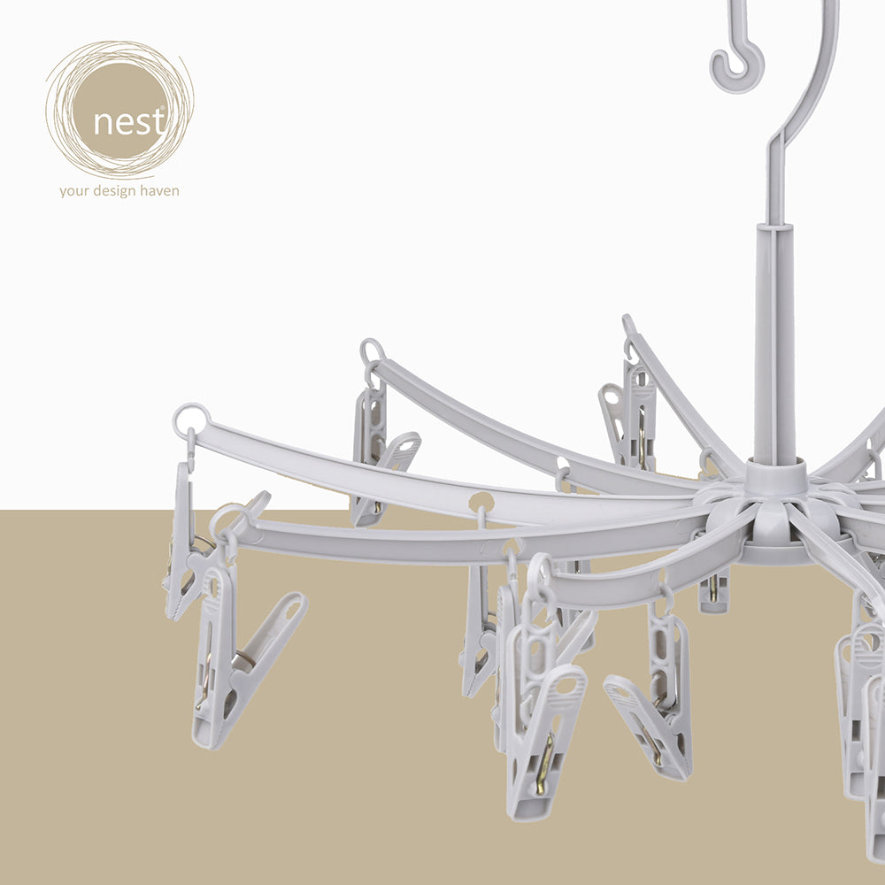 Nest Design Lab Premium Heavy duty Durable Clothes Line Retractable 13m