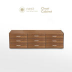 NEST DESIGN LAB Premium 3 Layer Drawer Chest TV Cabinet