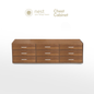 NEST DESIGN LAB Premium 3 Layer Drawer Chest TV Cabinet