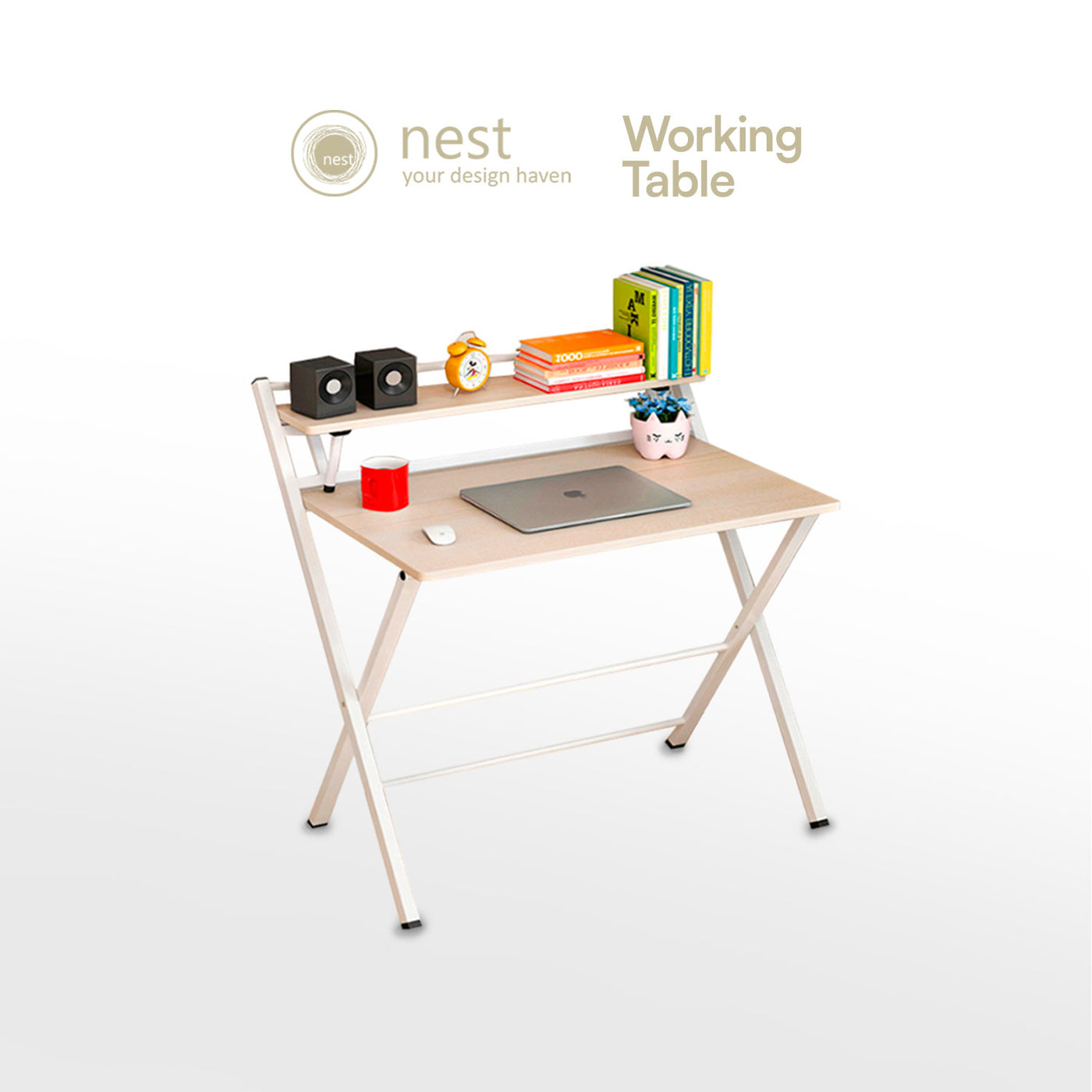 NEST DESIGN LAB Premium Working Desk Maple
