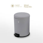 NEST DESIGN LAB Pedal Bin 5L - Premium Metal Soft Close Lid