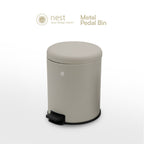 NEST DESIGN LAB Pedal Bin 5L - Premium Metal Soft Close Lid
