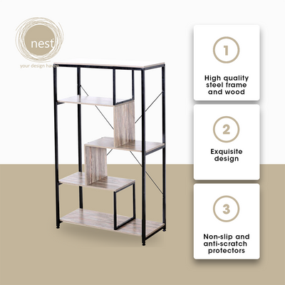 NEST DESIGN LAB Lab Multi- Layer Display Shelve 74x34x130cm Condo Living Modern Italian Design Amazing Gift Idea For Any Occasion
