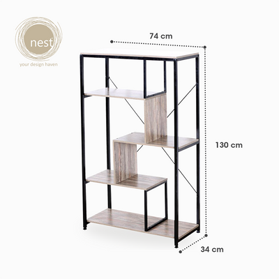 NEST DESIGN LAB Lab Multi- Layer Display Shelve 74x34x130cm Condo Living Modern Italian Design Amazing Gift Idea For Any Occasion