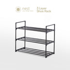 NEST DESIGN LAB Premium 3L Shoe Rack 3 Layer