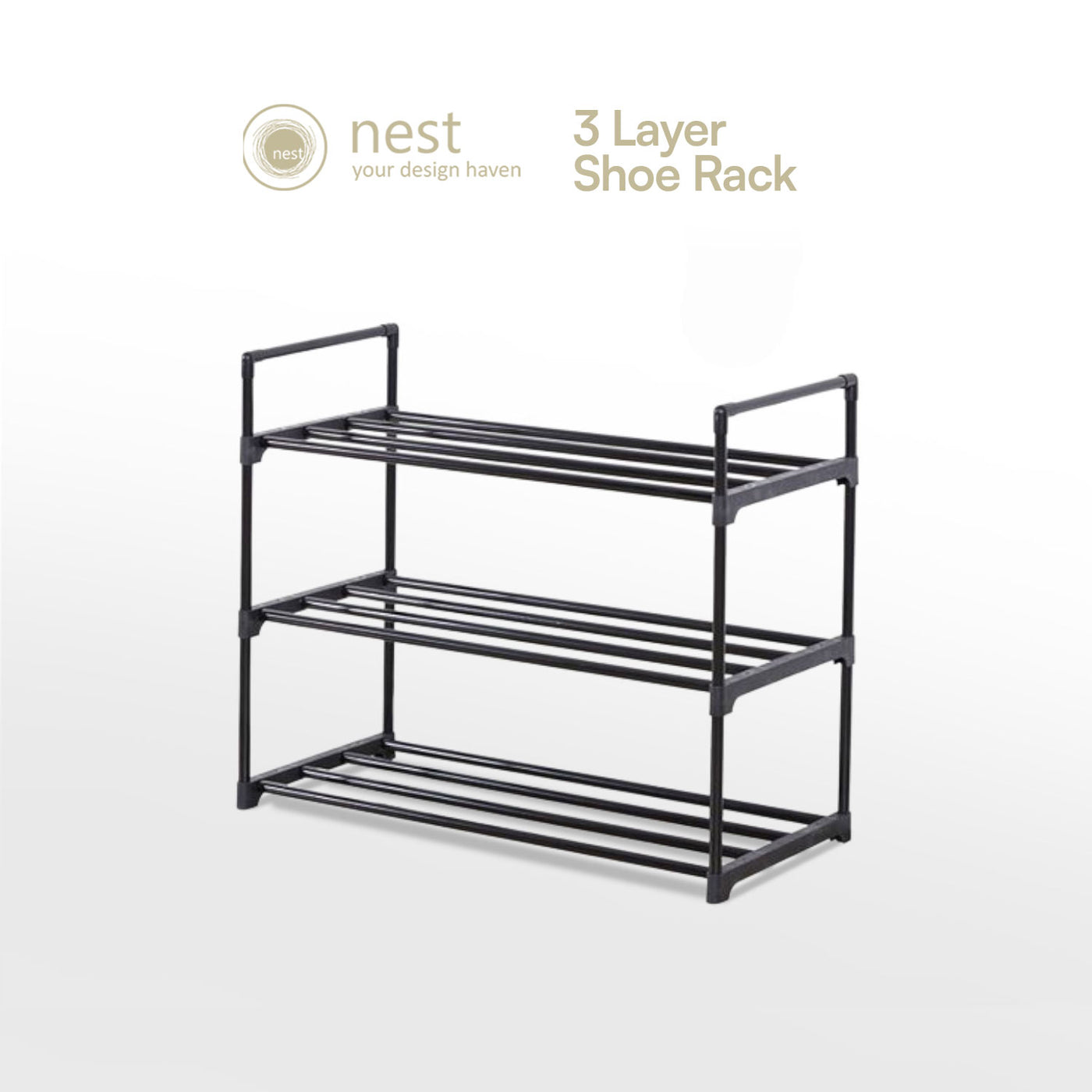 NEST DESIGN LAB Premium 3L Shoe Rack 3 Layer