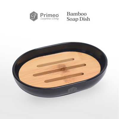 PRIMEO Premium Bamboo Soap Dish