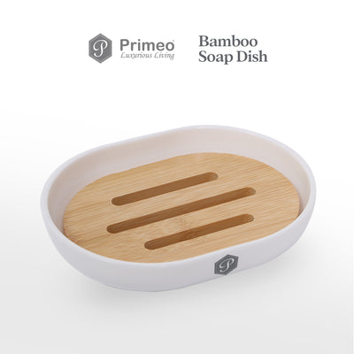 PRIMEO Premium Bamboo Soap Dish