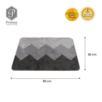 PRIMEO Premium Anti-Slip Microfiber Bath Mat High Absorbent Modern Italian Design Amazing Gift Idea For Any Occasion!