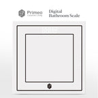 Primeo Digital Bathroom Body Weighing Scale Tempered Glass