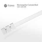 PRIMEO Metal Window Curtain Rod