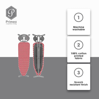 PRIMEO Premium Ironing Board Cover w/ Foam Modern Italian Design Amazing Gift Idea For Any Occasion!