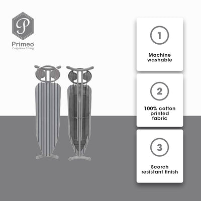 PRIMEO Premium Ironing Board Cover w/ Foam Modern Italian Design Amazing Gift Idea For Any Occasion!