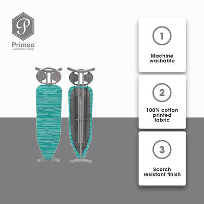 PRIMEO Premium Ironing Board Cover w/ Foam Modern Italian Design Amazing Gift Idea For Any Occasion!