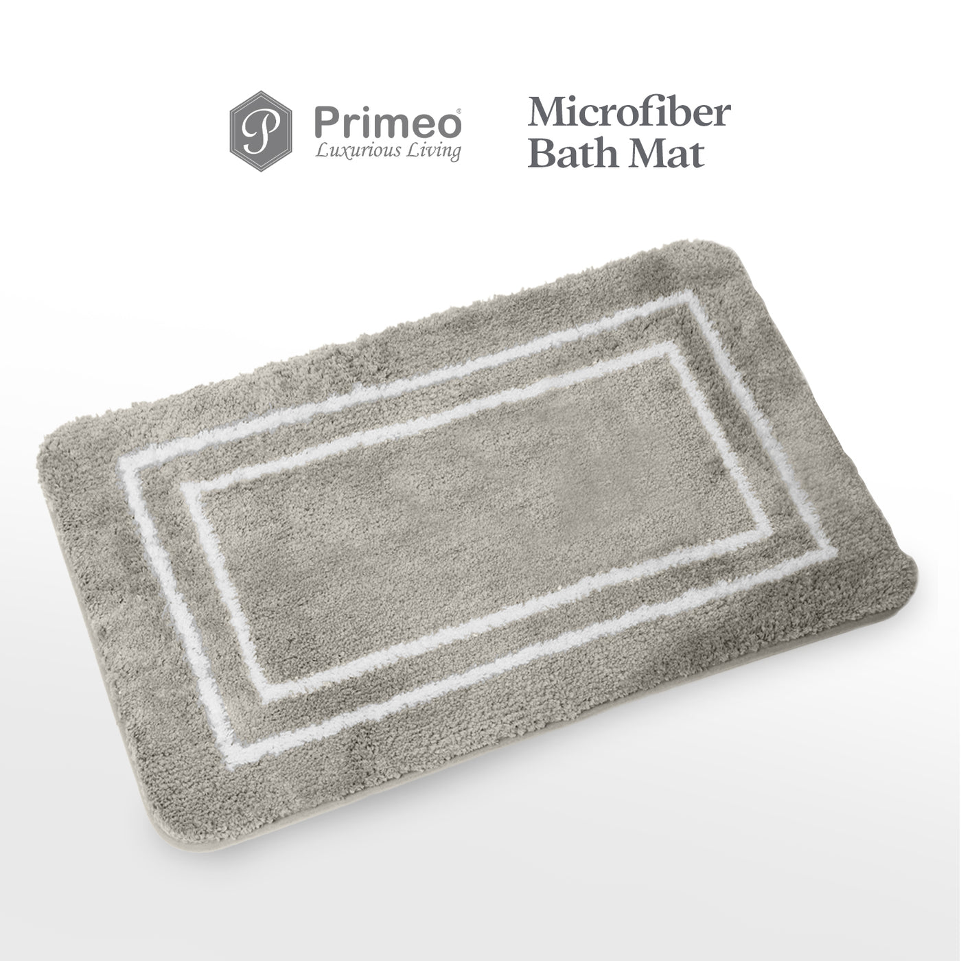 PRIMEO Premium Microfiber Bathroom Mat