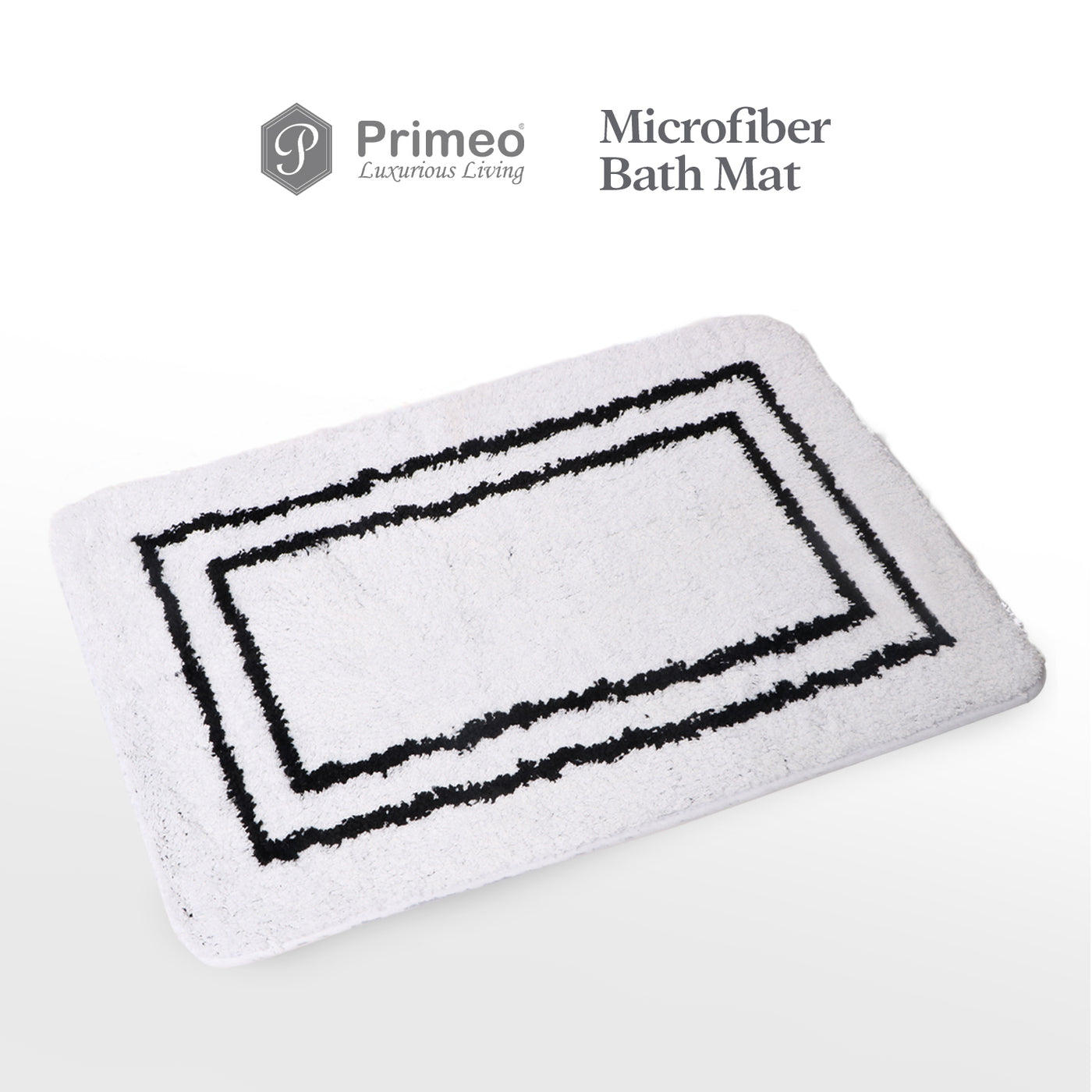 PRIMEO Premium Microfiber Bathroom Mat