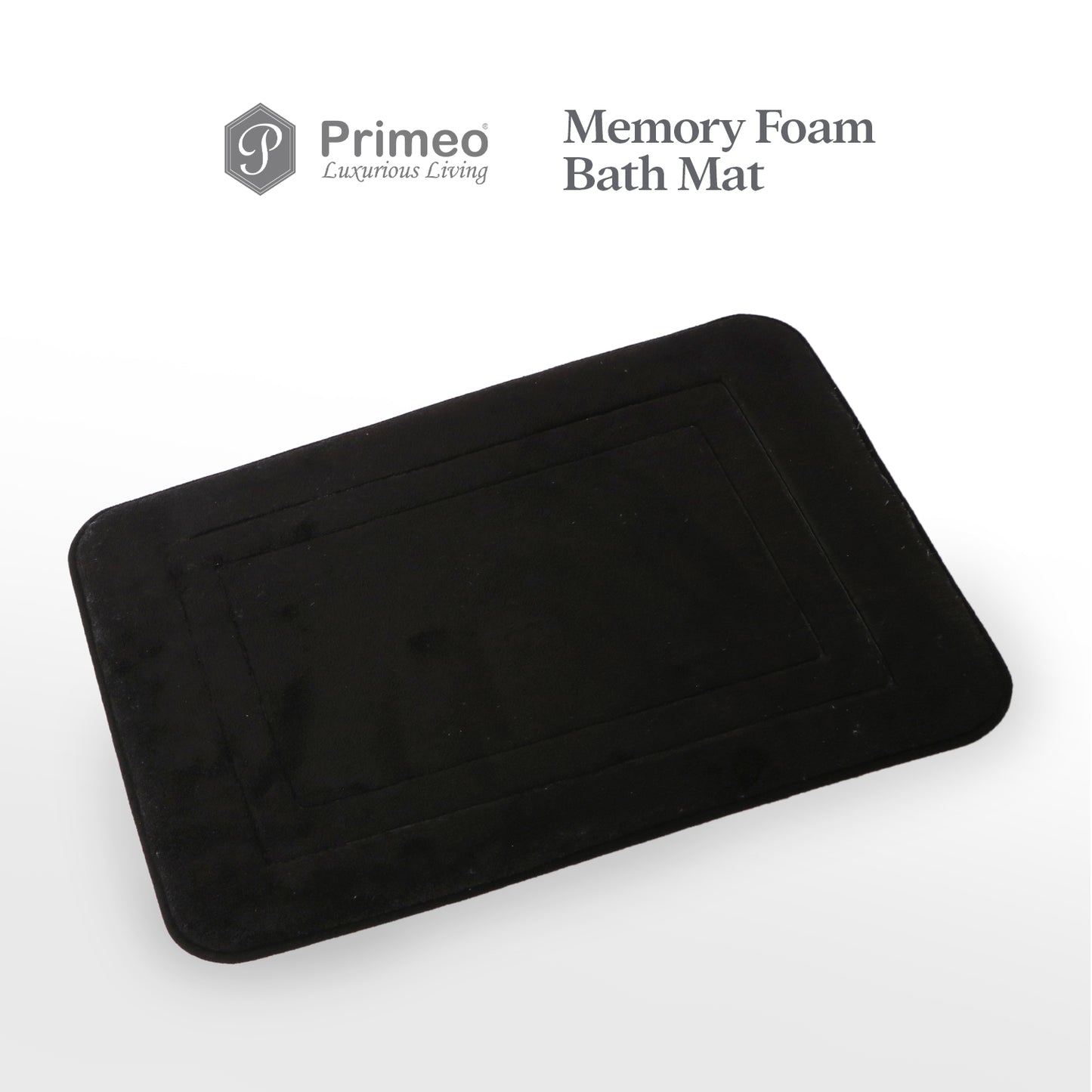PRIMEO Premium Memory Foam Bathroom Mat