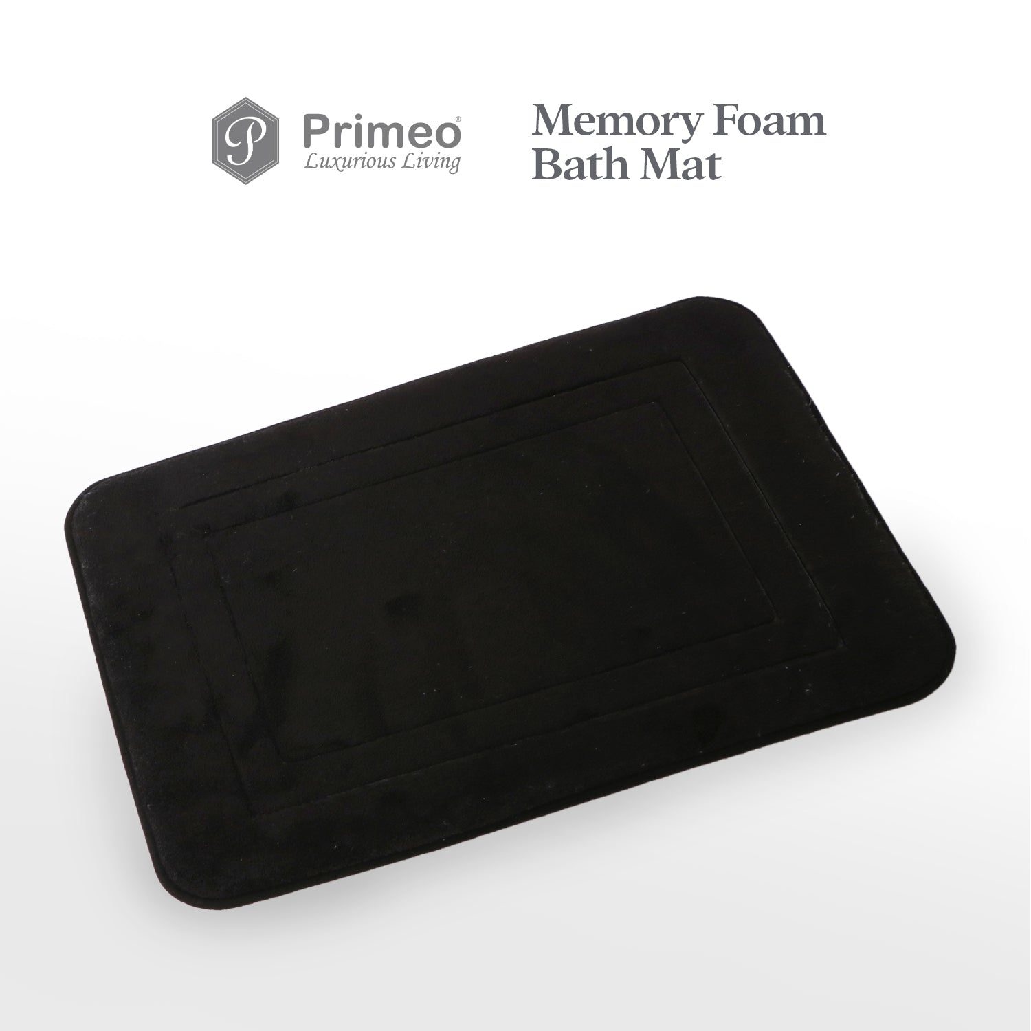 PRIMEO Premium Memory Foam Bathroom Mat